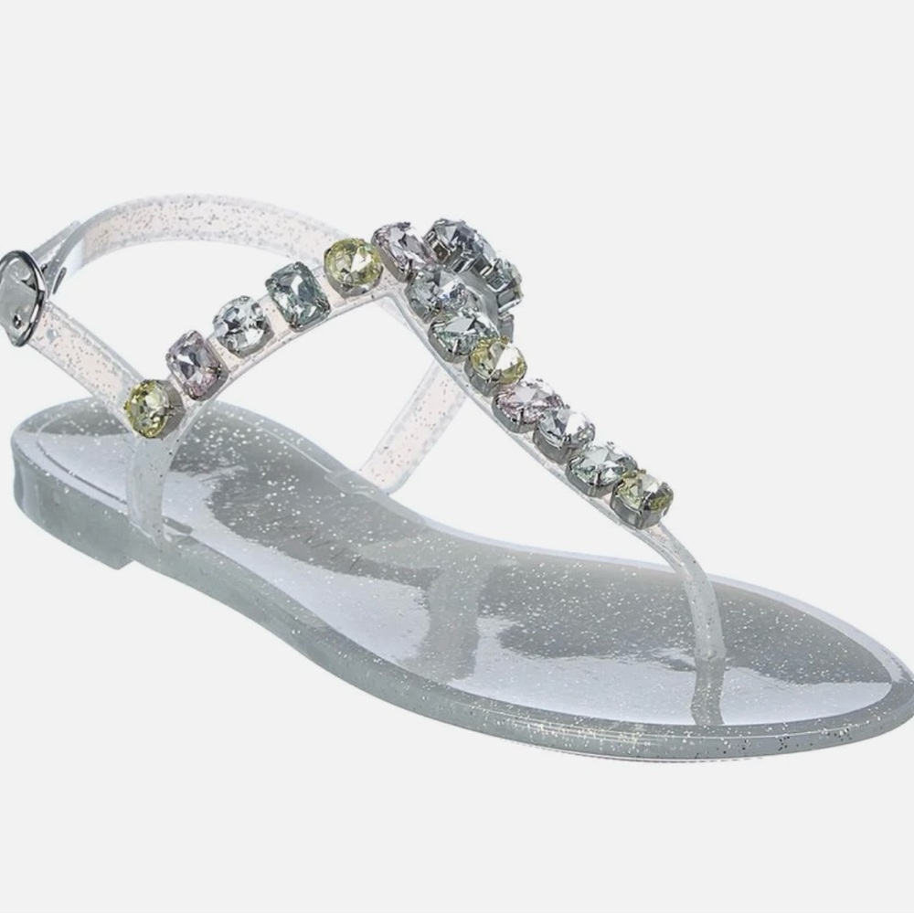 Stuart Weitzman Jaide Gem Jelly Flat - image 1